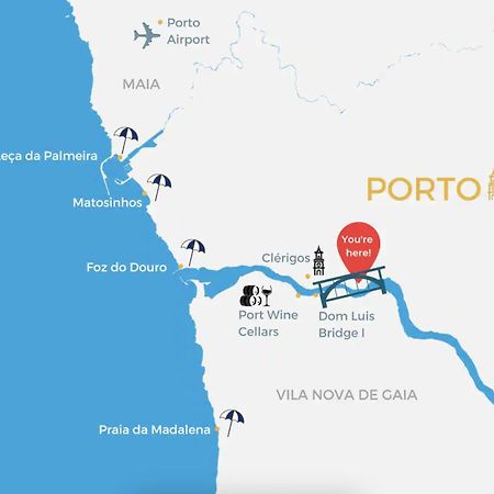 Oporto Bonjardim Loft Apartment Luaran gambar